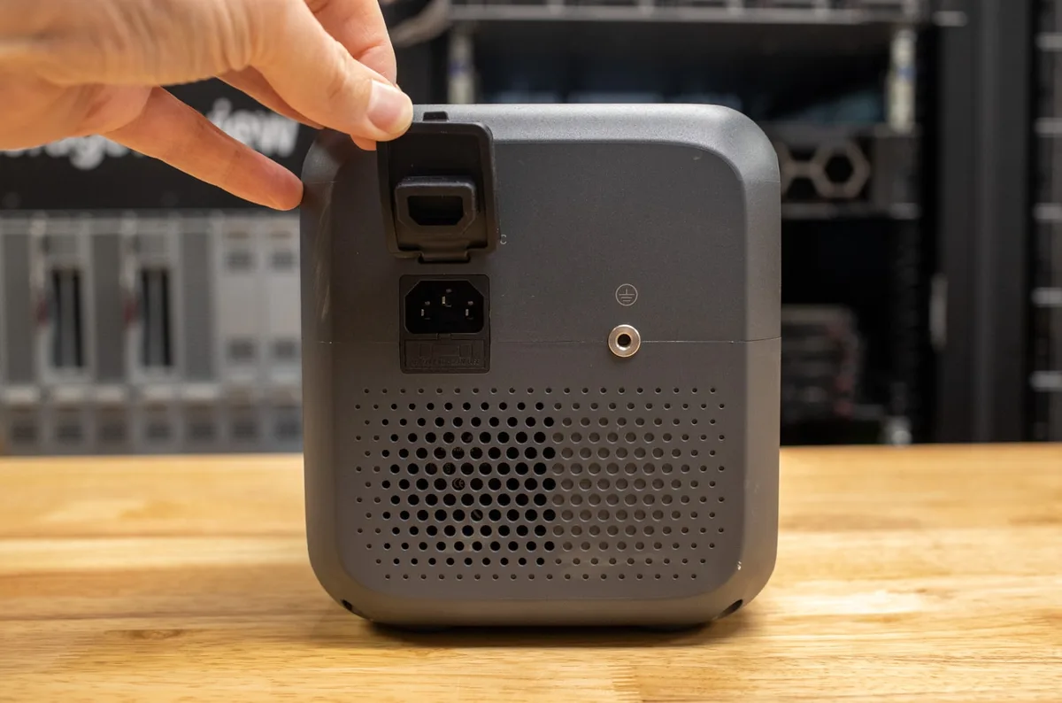 Bluetti AC70 side view